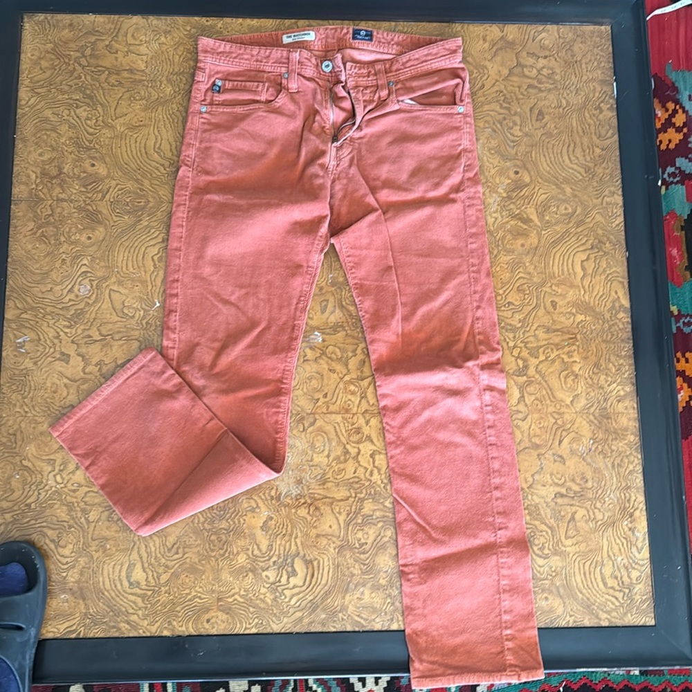 Orange AG matchbox corduroy pants - 31 waist